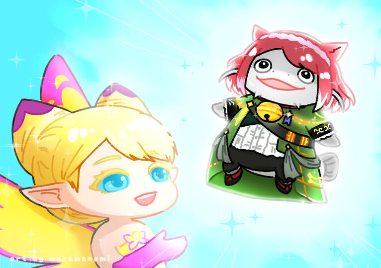 Half-body Chibi + Namazu