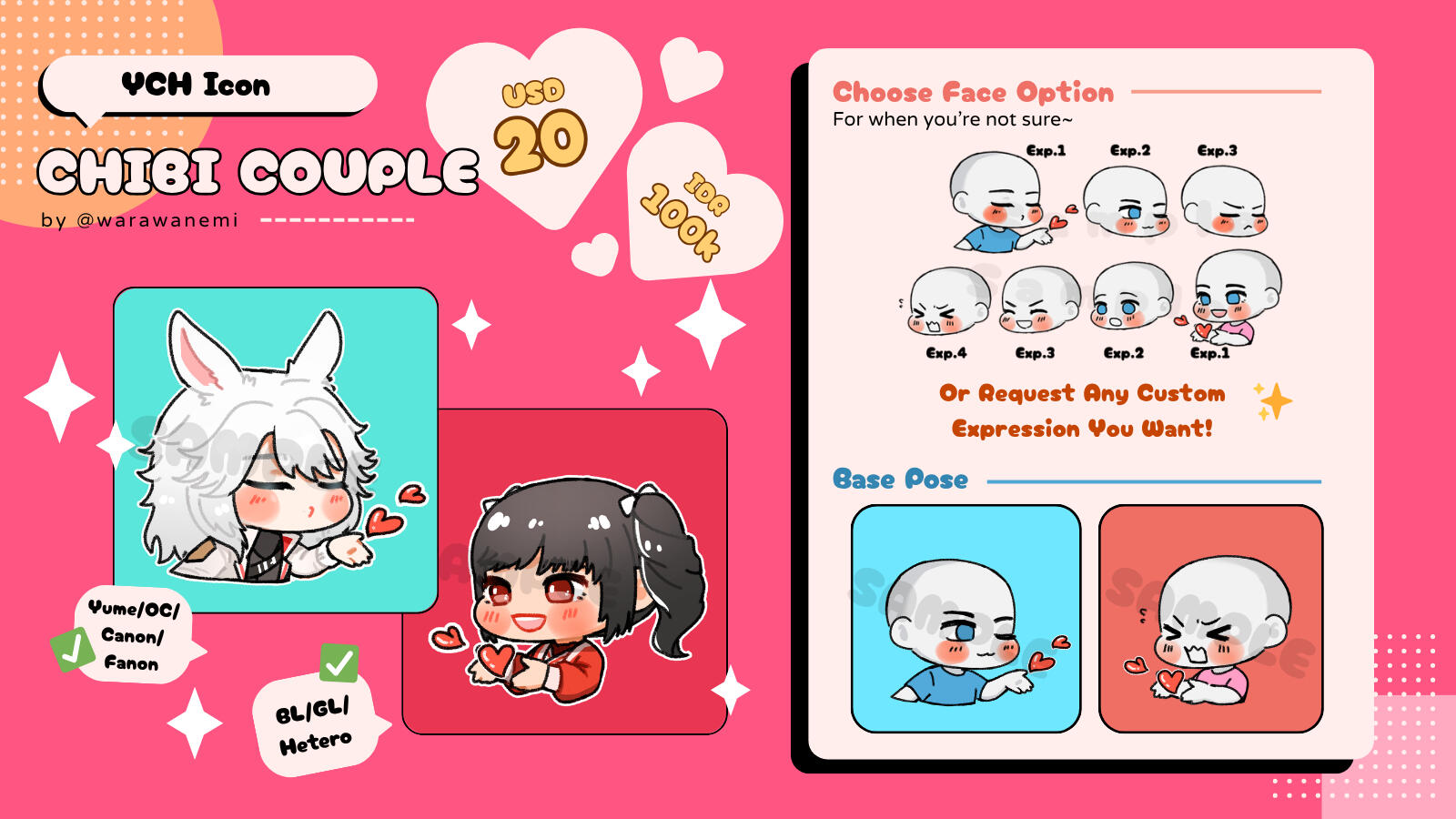 YCH Chibi Couple Icon